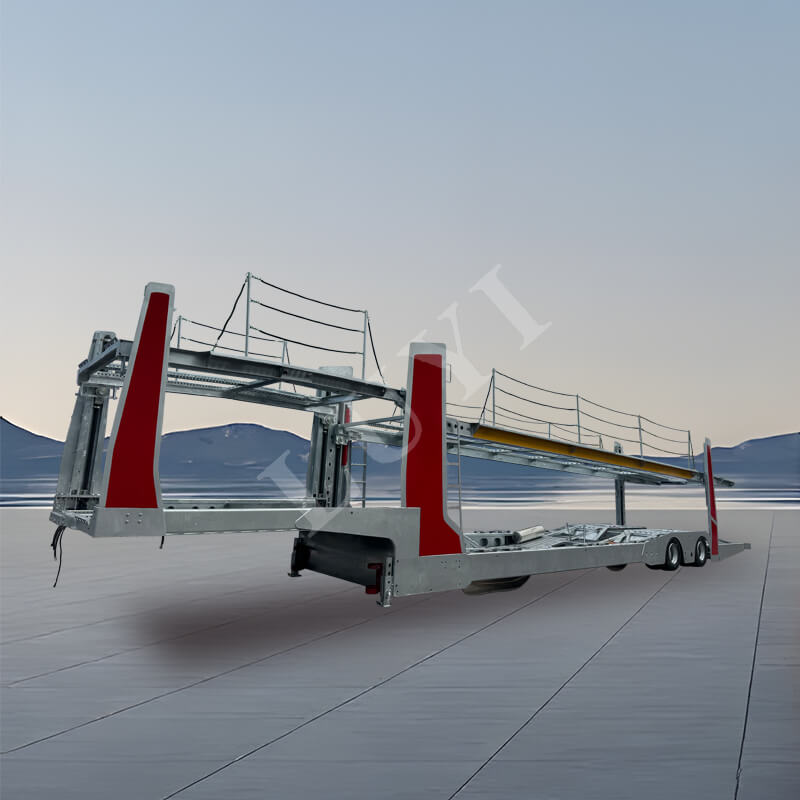 2 Akslet 17 Meter Lift Type Dobbeltdækker Biltransporter