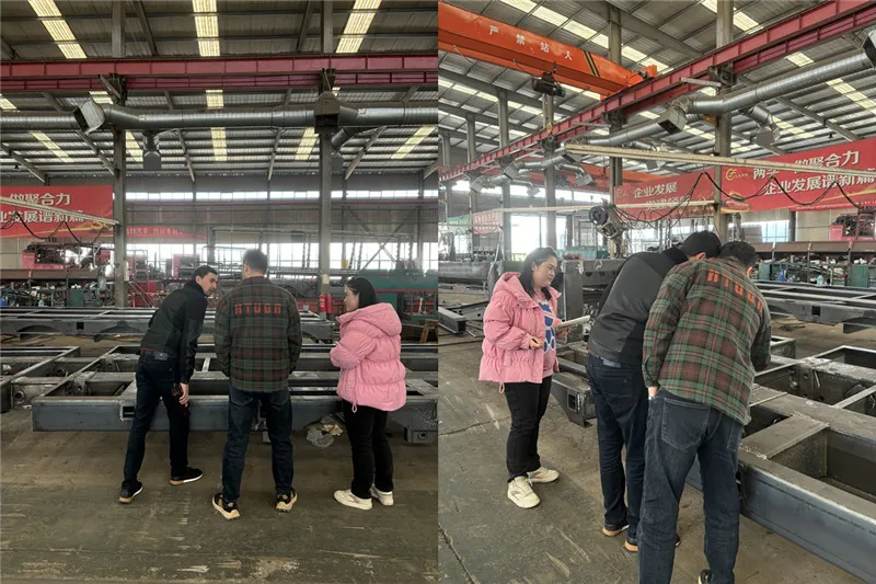 Vores kunde kom til vores Shandong-hovedkvarter og havde en detaljeret ansigt til ansigt-detaljeret forhandling med det professionelle team