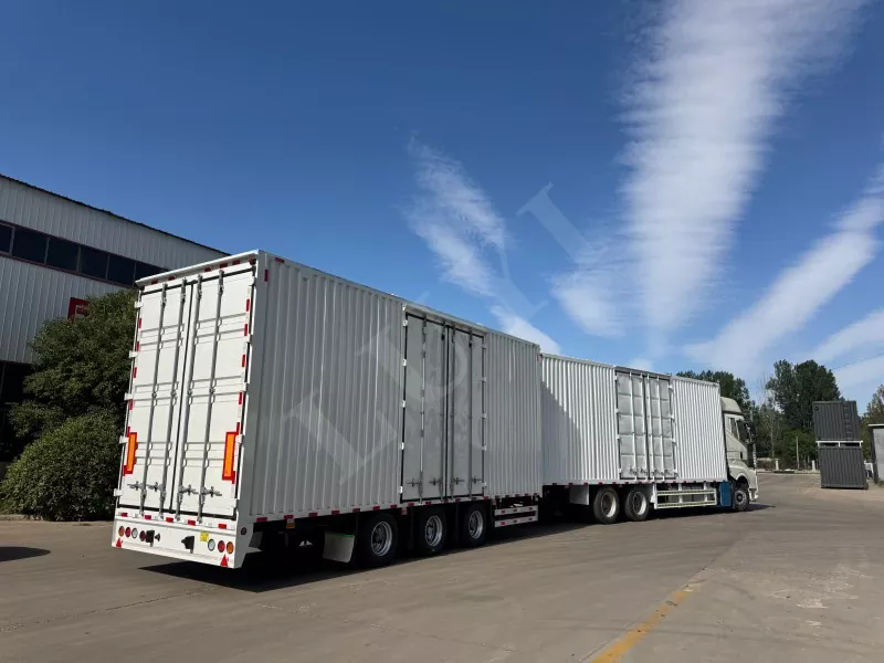 Hvordan er Tandem Van semi-trailer balancebalance belastning og fleksibilitet? ​