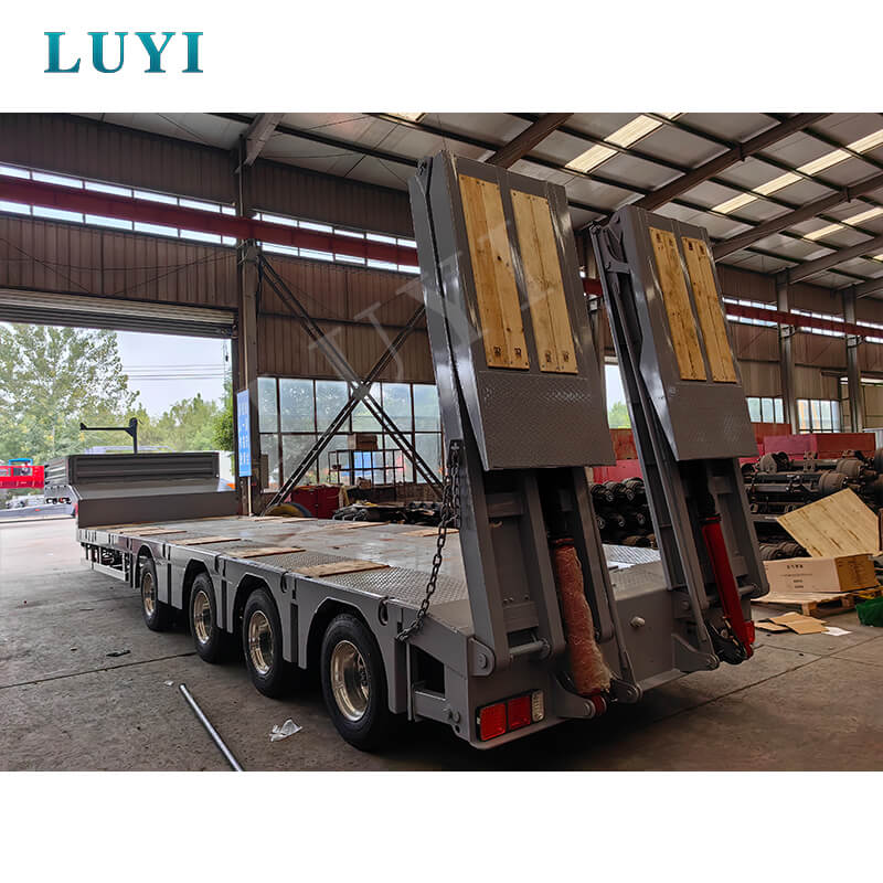 Fra Shandong til Centralasien! Louis 4-akslet low-bed sættevogn sendt til Usbekistan