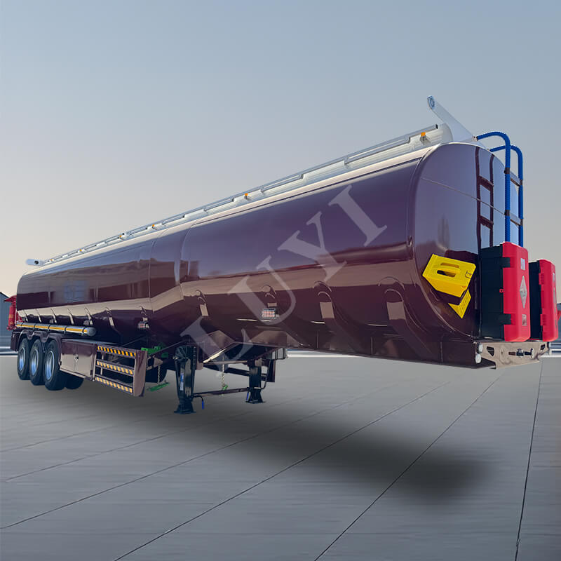 3-akslet 0-kubisk carbonstål olietank sættevogn