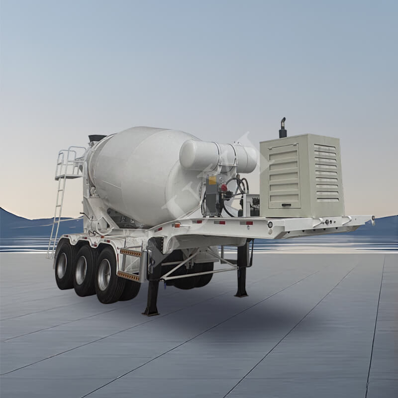 3-akslet 12 kubik-meter Powder Tank Sættevogn