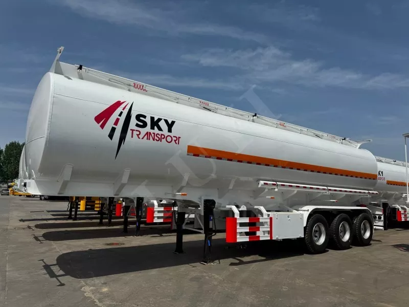 3 aksler 40000 liter Carbon Steel Tank Trailer