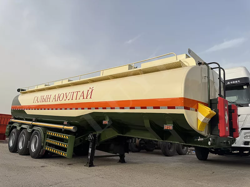 35000 liter 3 akselolie benzin tankskib stål trailer