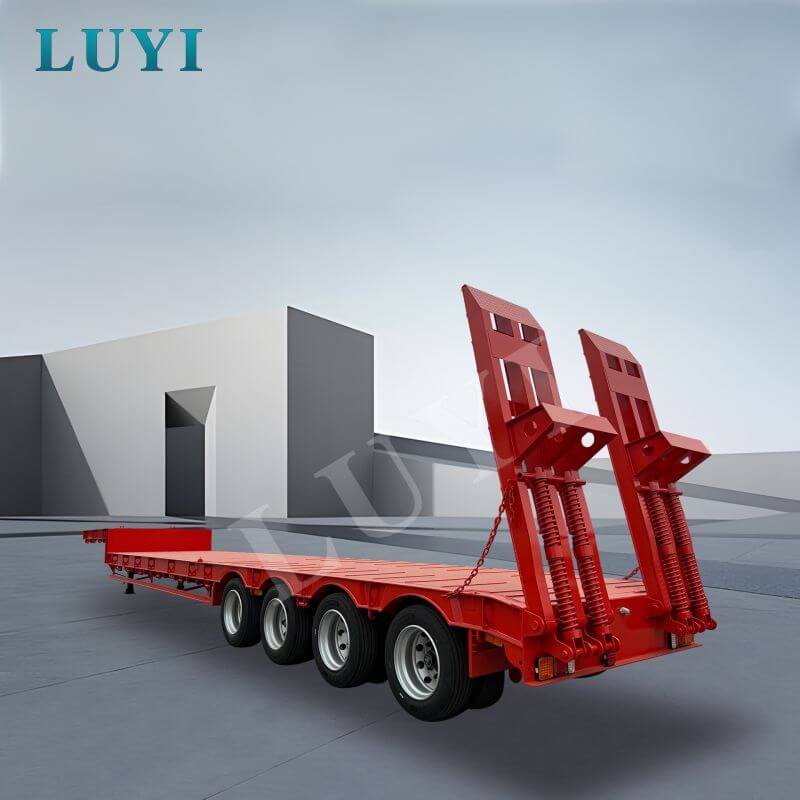 4-akslet 60-tons svanehals-sænkevogn 4-akslet 60-tons svanehals-sænkevogn