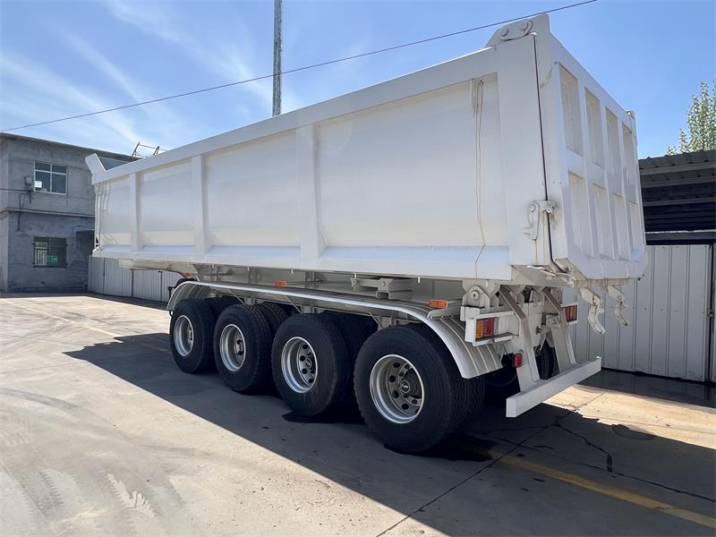4-akslet 60T U dumpertrailer til tung lasttransport