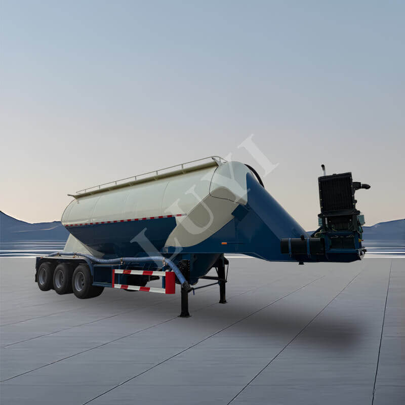 48-kubikmeter V-type bulk cement transporttank sættevogn