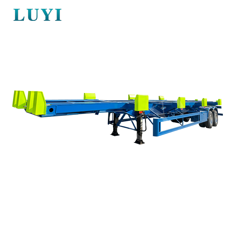 60-tons Dock Container Transport Skelet Sættevogn