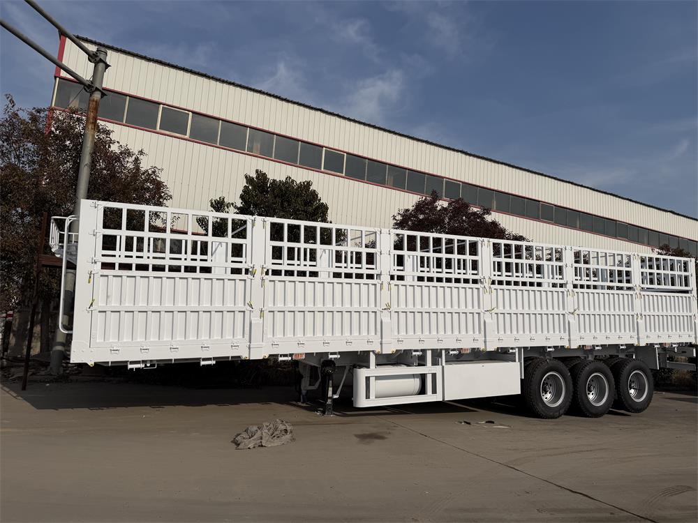 80 ton 4 akslet multifunktions hegn last Semi trailer