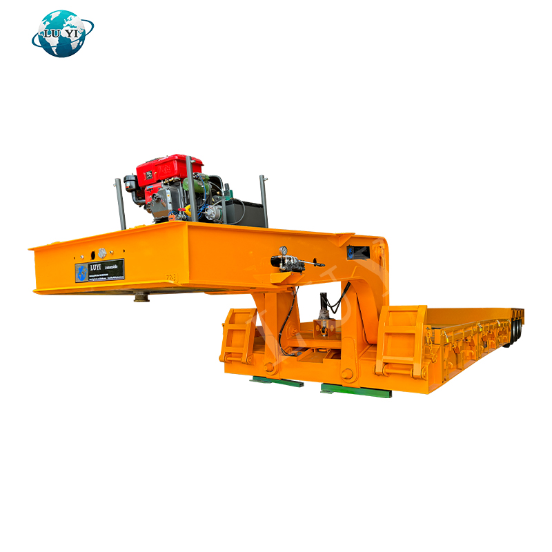 80 Tons aftagelig svanehals lowboy sættevogn