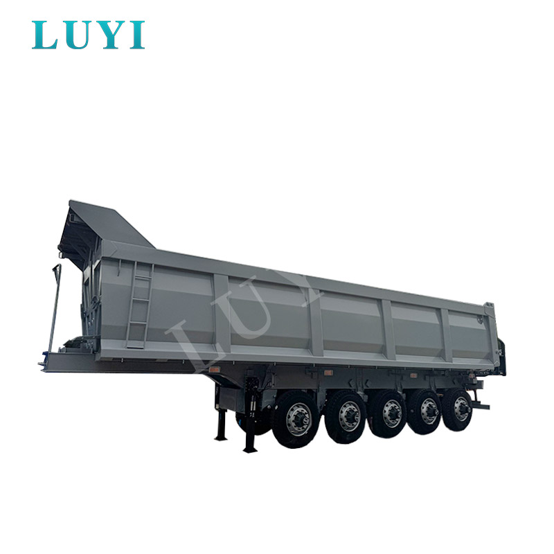 90-tons Sættevogn med dump bagtil