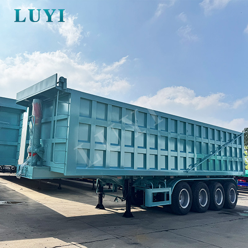 Splinterny 4-akslet 80-tons Dump Trailer med bagtip