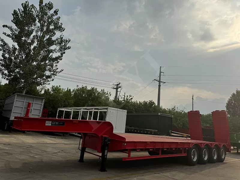 Four-Axle Flatbed semi-trailer