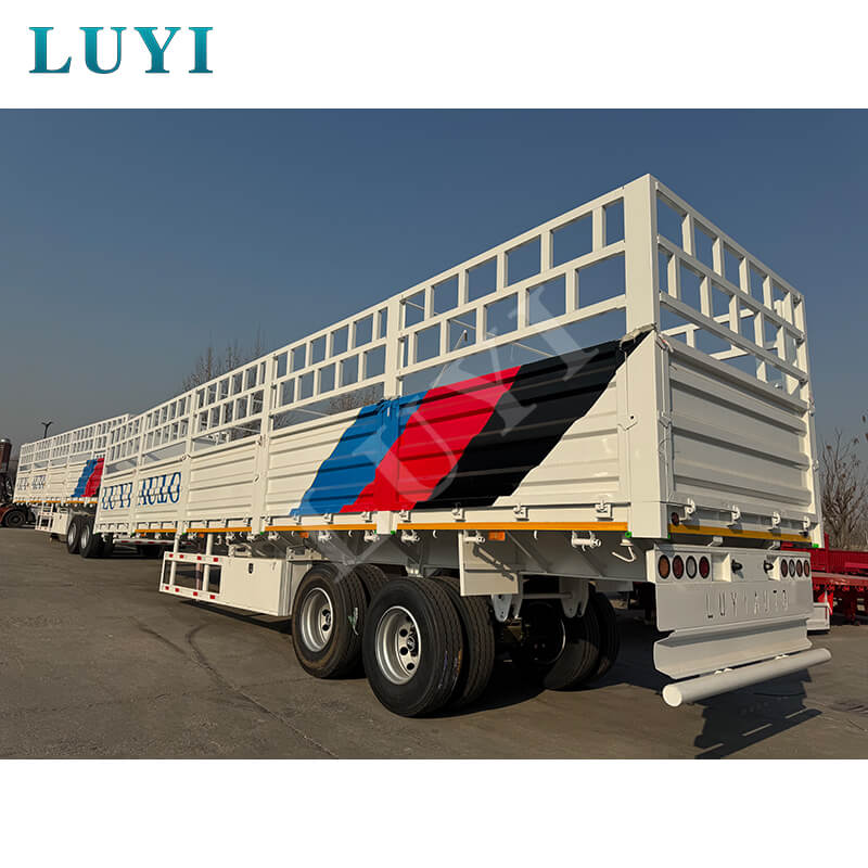 Høj kvalitet 30 Tons 60 Tons High Fence Semi Trailer til salg