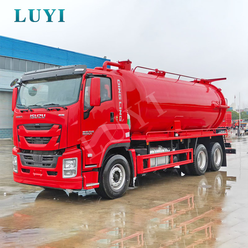 ISUZU GIGA 6×4 20CBM Spildevandssugevogn til kommunal sanitet og slamtransport