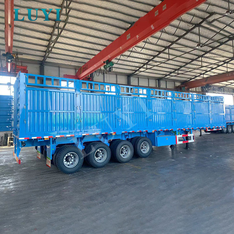 LUYI 3-akslet sidevægstrailer: Den professionelle valg til sikker bulklasttransport