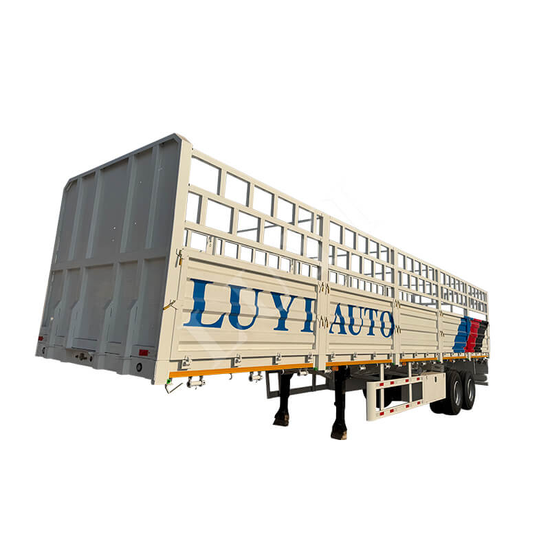 LUYI 30 Tons 60 Tons High Fence Semi Trailer til salg