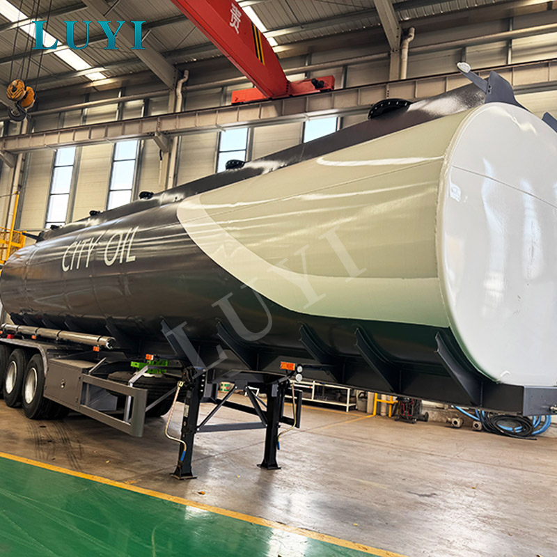 LUYI fabrikspris 3-akslet 40.000-liters olietank sættevogn