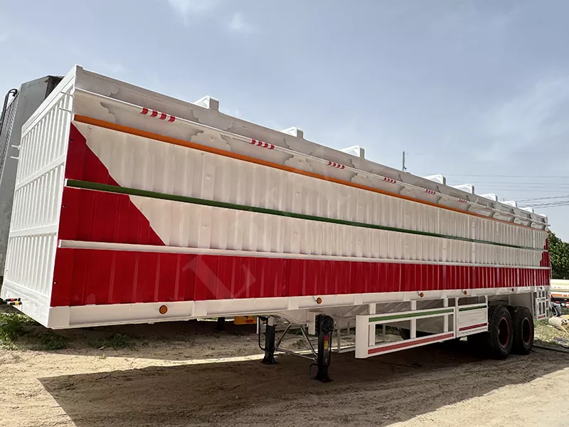 Populær stil flatbed semi-trailer