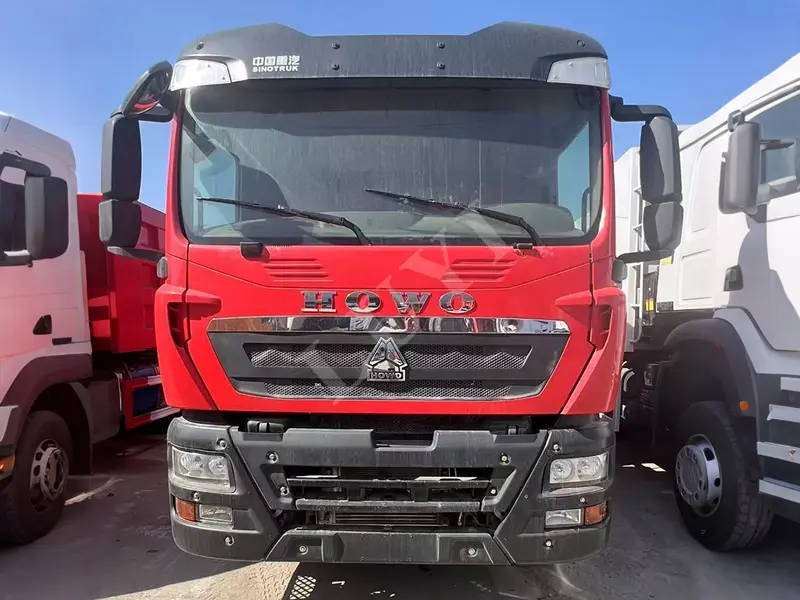 Rød Howo Dump Truck