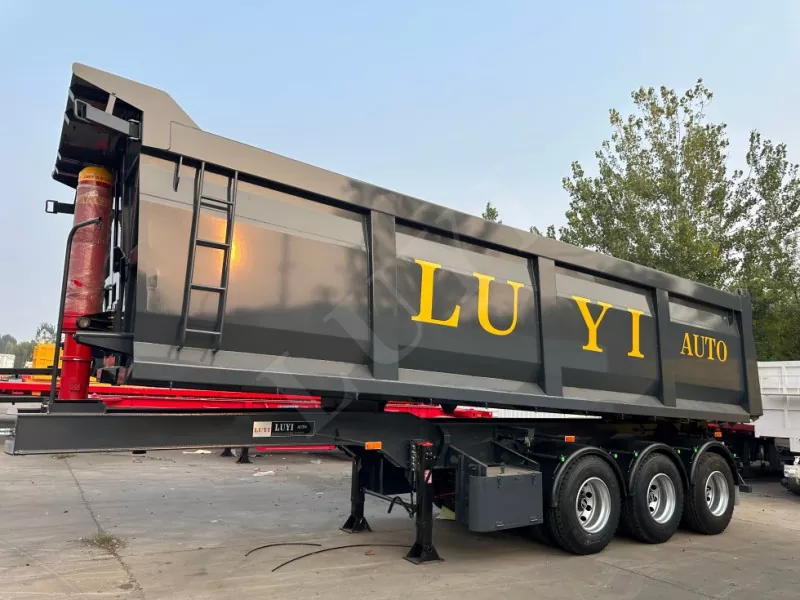 Transport 60 ton bagerste semi-trailer