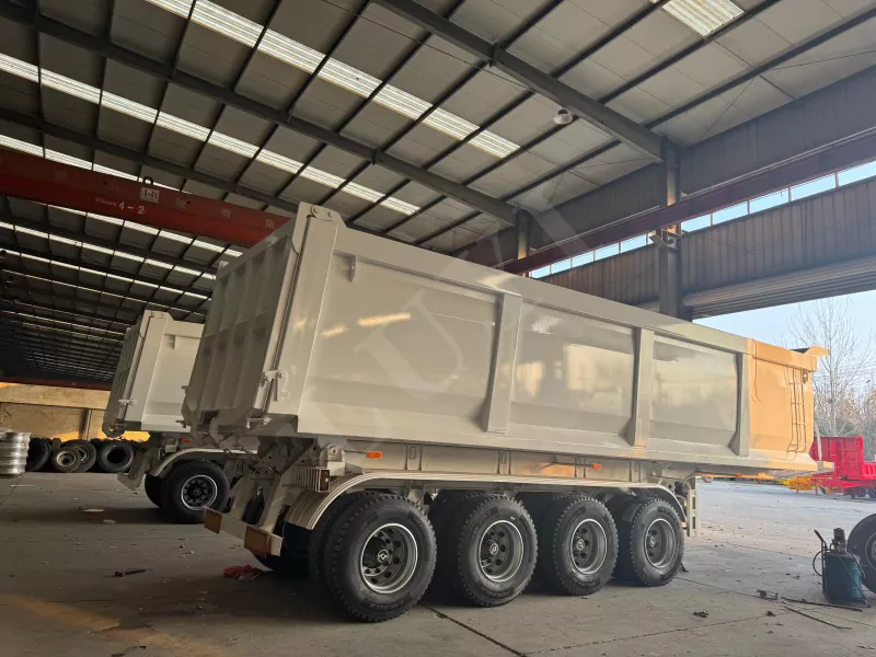 Transport 80 ton bagudvikling semi-trailer